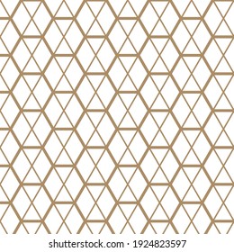 Abstract geometric pattern with lines, rhombuses vector background.  Stock vector illustration.