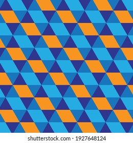 Abstract geometric pattern with lines, rhombuses vector background.