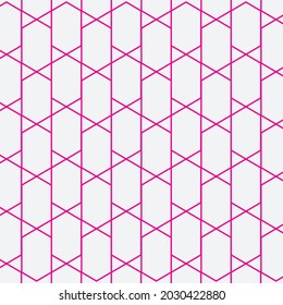 Abstract geometric pattern with lines, rhombuses vector background. 