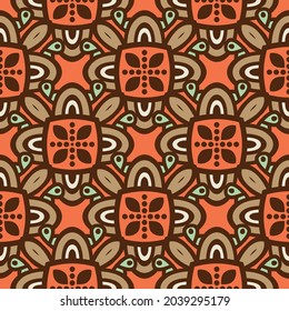 Abstract geometric pattern with lines, rhombuses A seamless vector background