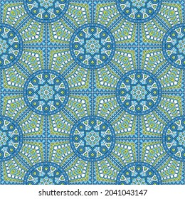 Abstract geometric pattern with lines, rhombuses A seamless vector background