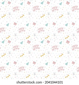Abstract geometric pattern with lines, rhombuses A seamless vector background