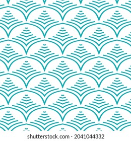 Abstract geometric pattern with lines, rhombuses A seamless vector background