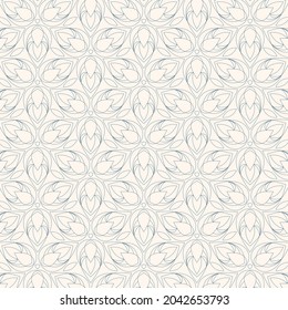 Abstract geometric pattern with lines, rhombuses A seamless vector background