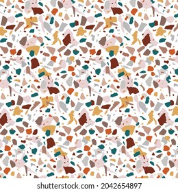 Abstract geometric pattern with lines, rhombuses A seamless vector background