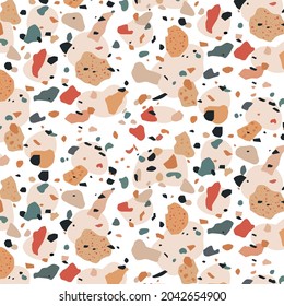 Abstract geometric pattern with lines, rhombuses A seamless vector background