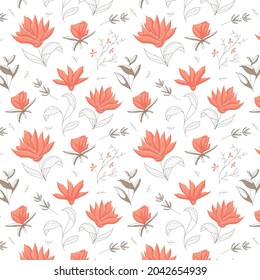 Abstract geometric pattern with lines, rhombuses A seamless vector background