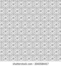 Abstract geometric pattern with lines, rhombuses A seamless vector background