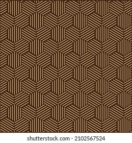 Abstract geometric pattern with lines, rhombuses A seamless vector background. 