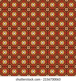Abstraktes geometrisches Muster mit Linien, Busen Ein nahtloser Vektorhintergrund