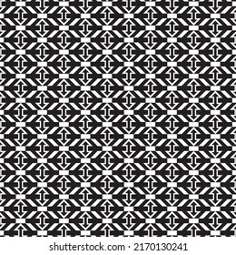 Abstract geometric pattern with lines, rhombuses Seamless vector background.