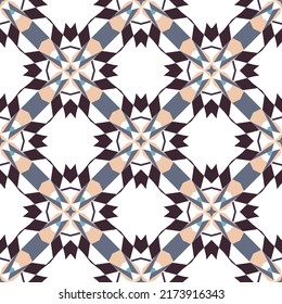Abstract geometric pattern with lines, rhombuses. A seamless vector background.