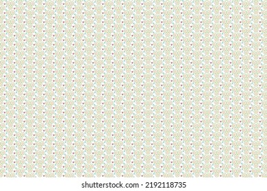 Abstract geometric pattern with lines, rhombuses A seamless vector background, with blue and red star and green hexagon.