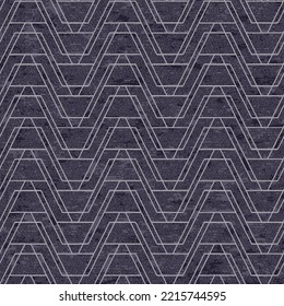 Abstract geometric pattern with lines, rhombuses A seamless vector black textured background. 