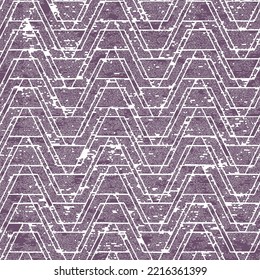 Abstraktes geometrisches Muster mit Linien, Busen Ein nahtloser, violetter, Vektorhintergrund. 