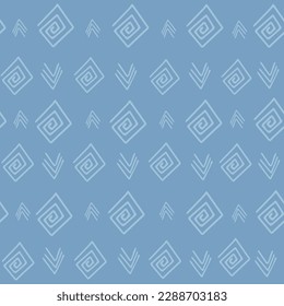 Abstract geometric pattern with lines, rhombuses. Seamless vector background.