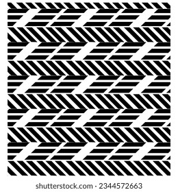 Abstract geometric pattern with lines, rhombuses A seamless vector background. Blue-black and gold texture