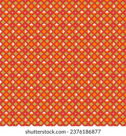 Abstract geometric pattern with lines and rhombuses. Oriental geometric traditional style. Pattern colorful on field color theme.