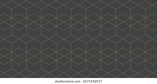 Abstract geometric pattern with lines, rhombuses A seamless vector background.