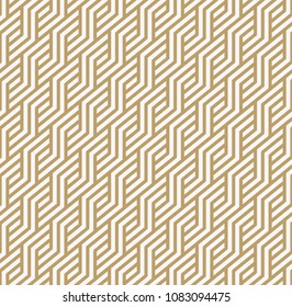 Abstract geometric pattern with lines. A seamless vector background. Graphic modern pattern.