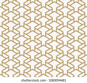 Abstract geometric pattern with lines. A seamless vector background. Graphic modern pattern.