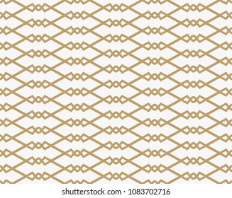 Abstract geometric pattern with lines. A seamless vector background. Graphic modern pattern.
