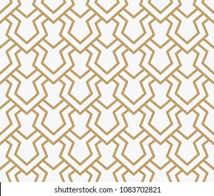 Abstract geometric pattern with lines. A seamless vector background. Graphic modern pattern.