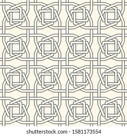Abstract geometric pattern with lines. A seamless vector background.