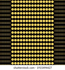 Abstract geometric pattern with lines, A seamless vector background And Gold
