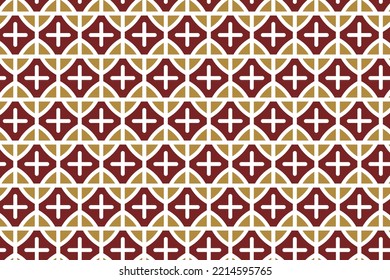 Abstract geometric pattern with lines, Seamless pattern vector background.