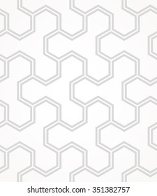 Abstract geometric pattern with lines. A seamless vector background. Gray and white texture.