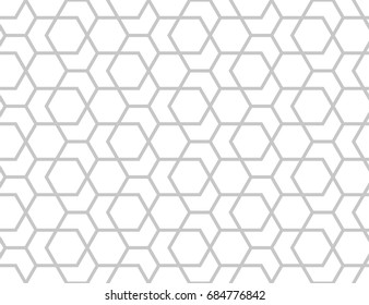 Abstract geometric pattern with lines. A seamless vector background. Grey and white texture.
