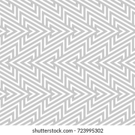 Abstract geometric pattern with lines. A seamless vector background. Grey and white texture.