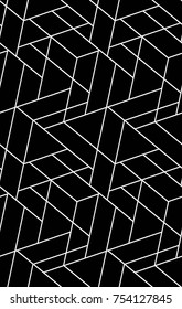 Abstract geometric pattern with lines, seamless vector background. 