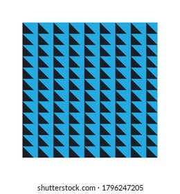 Abstract geometric pattern with lines, squares . A seamless vector background. Dark blue and gold texture.