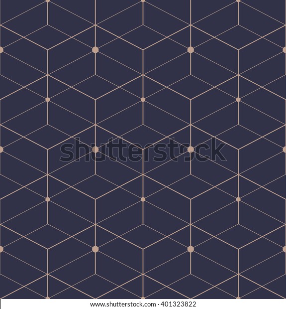 Abstract\
geometric pattern with lines, squares . A seamless vector\
background. Dark blue and gold\
texture.