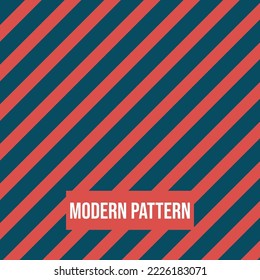 Abstract geometric pattern with lines strip pattern seamless vector background. Blue and Red texture can be used in cover design, book design, poster, cd cover, flyer, website backgrounds or ads