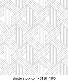 Abstract geometric pattern with lines, stripes. A seamless vector background. Gray and white texture.