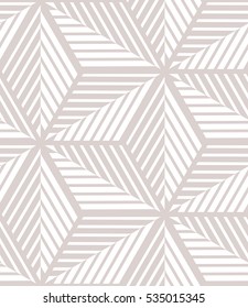 Abstract geometric pattern with lines, stripes. A seamless vector background. Gray and white texture. Graphic modern pattern
