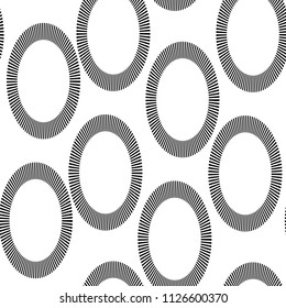 Abstract geometric pattern from the lines of strips,   circle, ring ornament, seamless pattern, texture, high. For wallpapers and fabrics. Vector illustration.