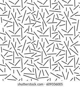 Abstract geometric pattern with lines. Stylish texture in black and white color. Seamless linear pattern.