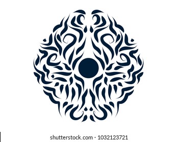 Abstract Geometric Pattern With Lines And Symmetry Line Art On White Background. Background Concept For Graphic, Banners, Presentations, Wallpaper.Vector Illustration.  Eps10