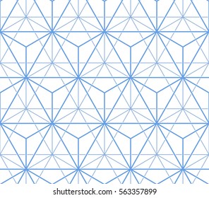 Abstract geometric pattern with lines, triangles. A seamless vector background.