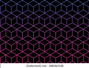Abstract geometric pattern with lines vector background.