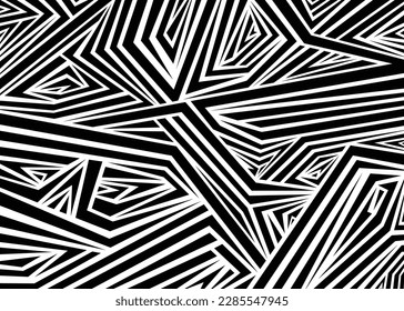 Abstract geometric pattern with lines. Vector illustration background