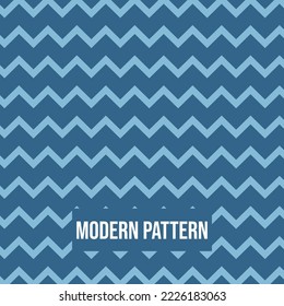 Abstract geometric pattern with lines Zigzag pattern seamless vector background. Blue texture can be used in cover design, book design, poster, cd cover, flyer, website backgrounds or ads