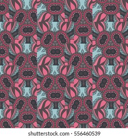 Abstract geometric pattern, looks like skull and bones. Modern hipster pattern. Colorful texture in hipster style.