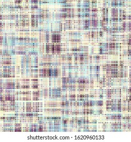 Abstract geometric pattern in low poly style. Pixel art style. Vector image.