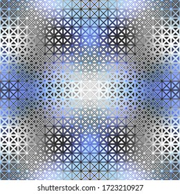Abstract geometric pattern in low poly style. Pattern of small triangles. Vector image.