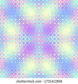Abstract geometric pattern in low poly style. Pattern of small triangles. Vector image.